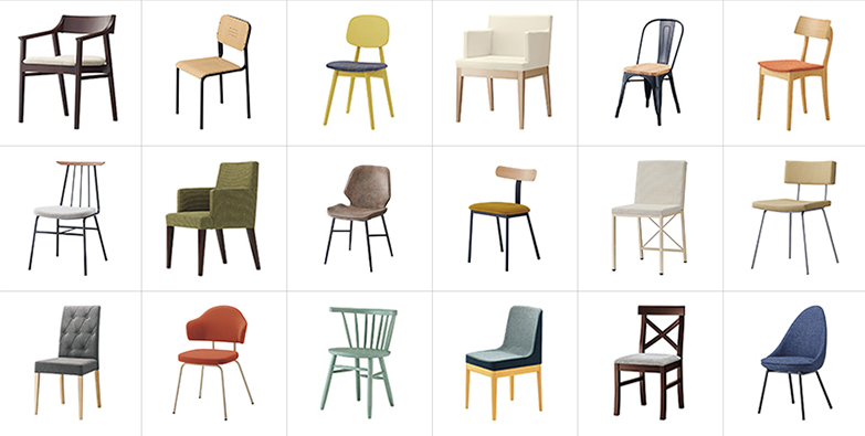 木製椅子 / 金属椅子 / カウンター椅子｜スマホ