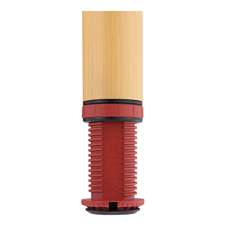 MG脚のアジャスターは目盛がついています