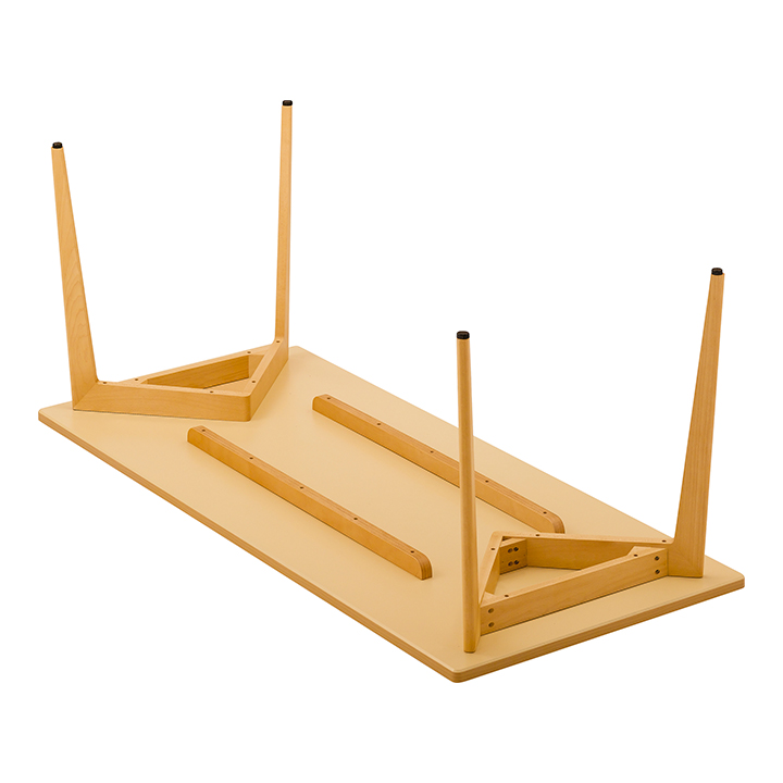 W1500以上の天板には反り止めパーツの取付が必要になります。