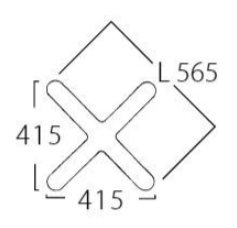 XL-Fベース寸法図